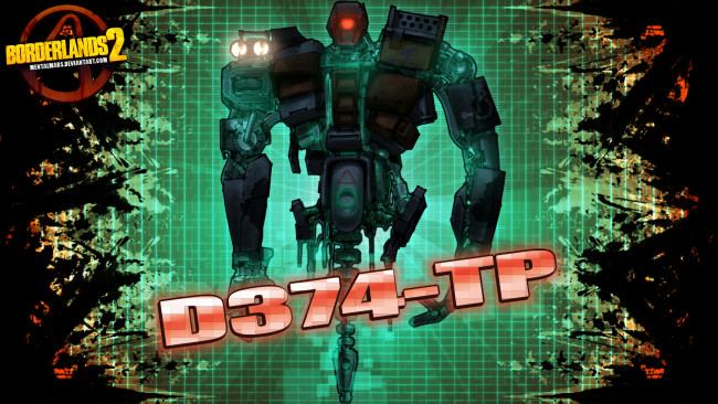 Обои картинки фото видео игры, borderlands 2, робот