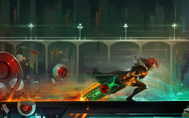 Обои картинки фото transistor, видео игры, - transistor, экшен, rpg, игра