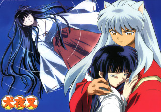 Картинка аниме inuyasha инуяша кикио kikyou
