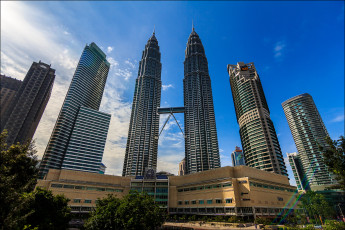 Картинка kuala+lumpur города куала-лумпур+ малайзия близнецы башни