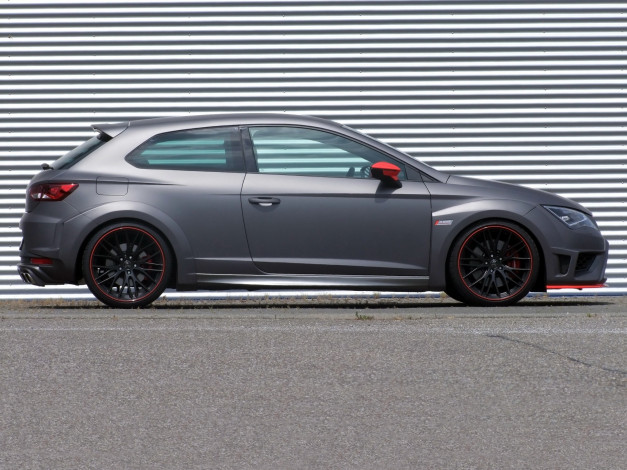 Обои картинки фото автомобили, seat, 2014г, 5f, sc, cupra, leоn, je, design