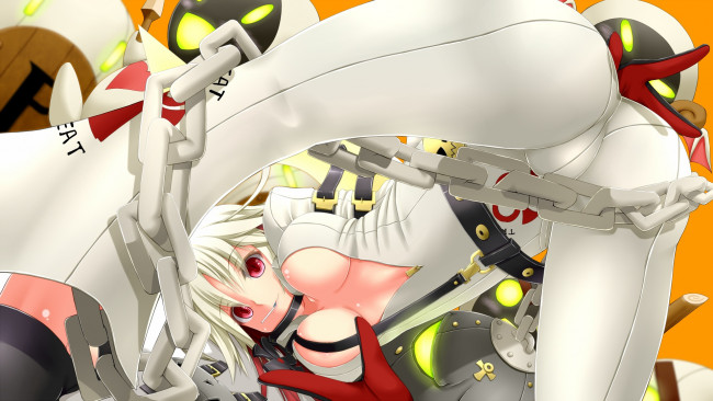 Обои картинки фото аниме, guilty gear, shouyan, jack-o, guilty, gear, эротика, девушка, арт