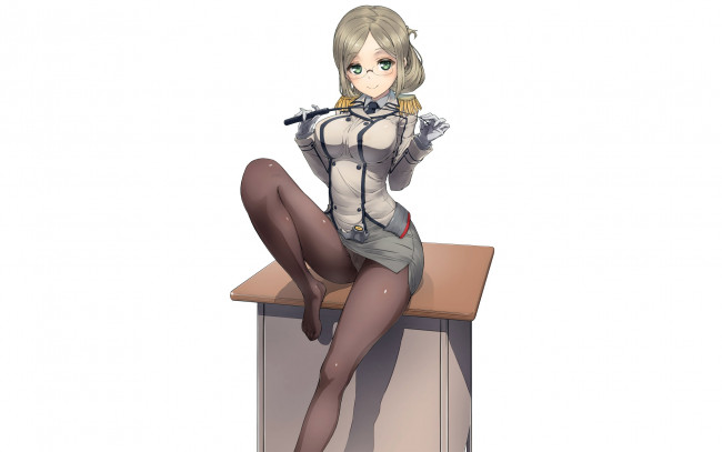 Обои картинки фото аниме, kantai collection, katori, kantai, collection, девушка, арт, urigarasu, kancolle