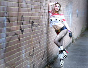Картинка разное cosplay+ косплей cosplay девушка hannah harley quinn
