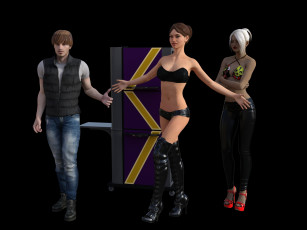 Картинка 3д+графика фантазия+ fantasy цирк фокус иллюзия