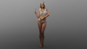 Картинка 3д+графика люди+ people фон взгляд девушка