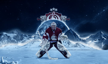 Картинка спорт хоккей вратарь арена