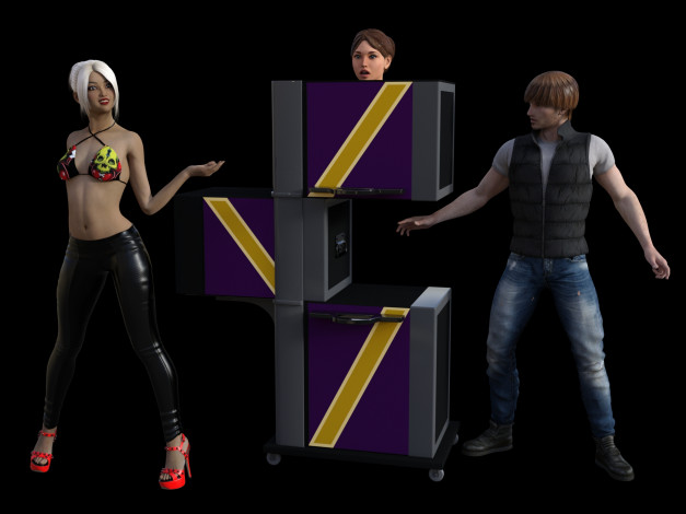 Обои картинки фото 3д графика, фантазия , fantasy, цирк, фокус, иллюзия