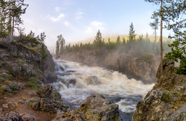 Обои картинки фото природа, реки, озера, река, лес