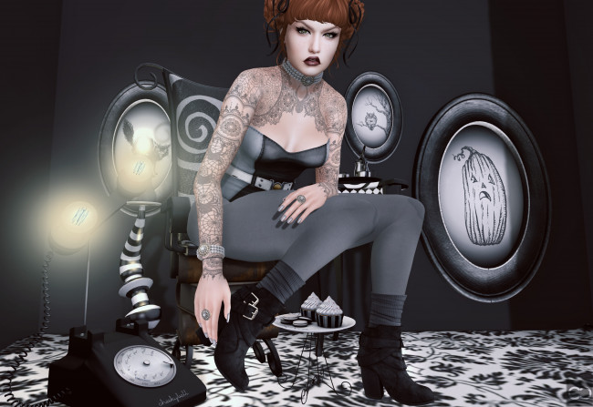 Обои картинки фото 3д графика, люди , people, взгляд, девушка, фон