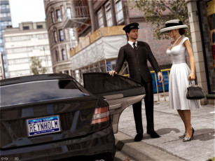 Картинка 3д+графика люди+ people девушка фон взгляд