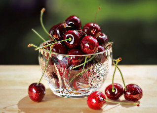Картинка еда вишня +черешня снедь
