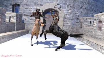 Картинка 3д+графика существа+ creatures centaur