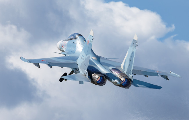 Обои картинки фото su-30sm, авиация, боевые самолёты, истребитель