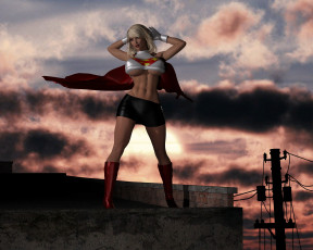 Картинка 3д+графика фантазия+ fantasy девушка взгляд фон