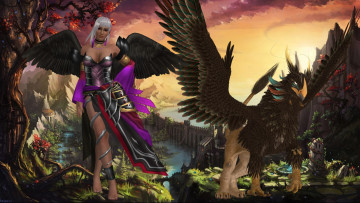 Картинка 3д+графика фантазия+ fantasy девушка взгляд фон