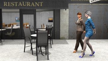 Картинка 3д+графика люди+ people взгляд девушки фон