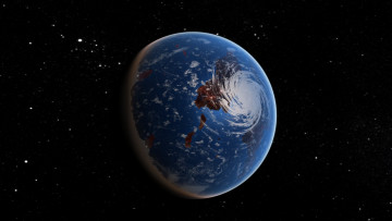 Картинка космос арт галактики вселенная планета звезды