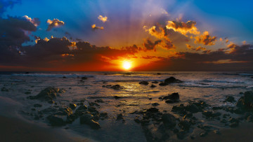 Картинка природа восходы закаты простор