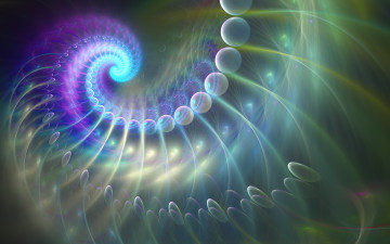 Картинка 3д+графика фракталы+ fractal фон узор цвет