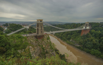 Картинка clifton+suspension+bridge города -+мосты простор
