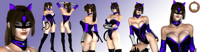 Обои картинки фото 3д графика, люди , people, девушка, взгляд, фон