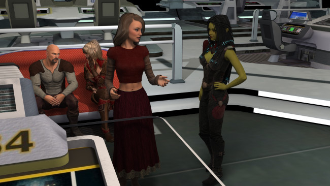 Обои картинки фото 3д графика, фантазия , fantasy, девушки, взгляд, фон, грудь