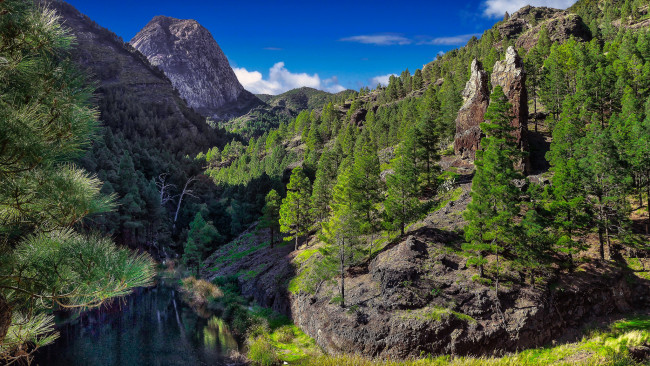 Обои картинки фото природа, горы, простор