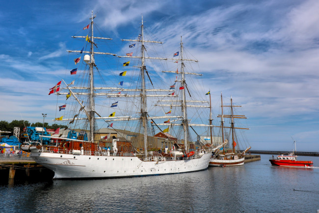 Обои картинки фото корабли, парусники, паруса, мачты