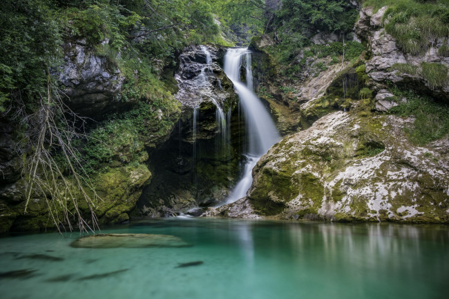 Обои картинки фото природа, водопады, простор