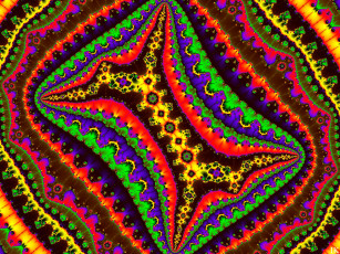 Картинка 3д+графика фракталы+ fractal цвет фон узор