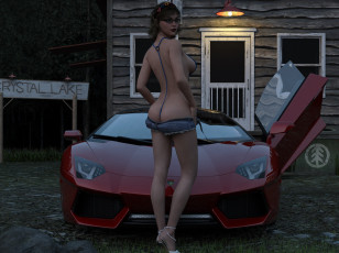 Картинка 3д+графика люди+ people взгляд девушка фон