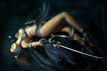 Картинка видео+игры a3 +age+of+sovereign+ project+a3 плащ оружие девушка