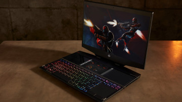 обоя hp omen x 2s, компьютеры, мониторы,  ноутбуки, поддержка, двух, дисплеев, hp, omen, x, 2s, революционный, дизайн, ноутбук, rtx, 2080, max-q2, nvidia, geforce