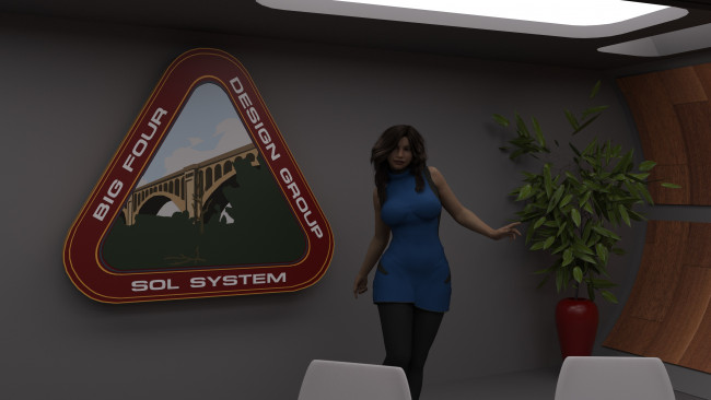 Обои картинки фото 3д графика, люди , people, девушка, взгляд, фон