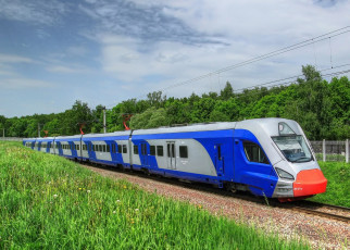 обоя иволга, техника, электровозы, поезд, электричка, рельсы