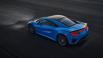Картинка автомобили acura nsx long beach blue pearl 2021 синий суперкар скорость