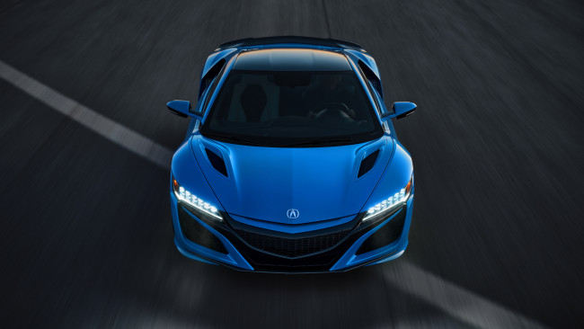 Обои картинки фото автомобили, acura, nsx, long, beach, blue, pearl, 2021, спортивный, купе