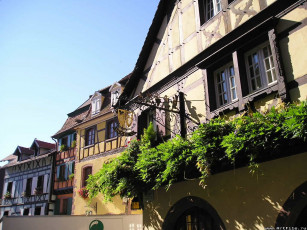 Картинка эльзас города здания дома