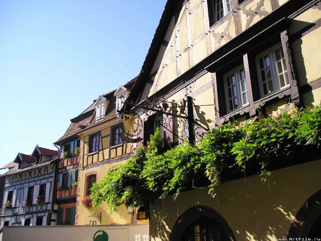 Обои картинки фото эльзас, города, здания, дома