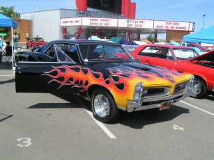 Картинка pontiac gto from route666 автомобили выставки уличные фото