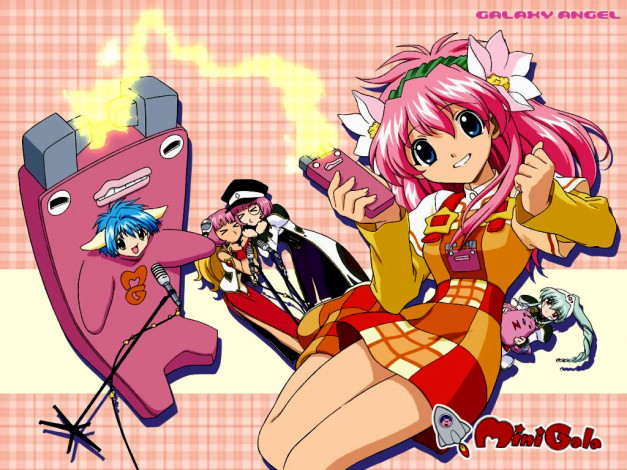 Обои картинки фото аниме, galaxy, angel