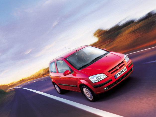 Обои картинки фото getz, автомобили, hyundai