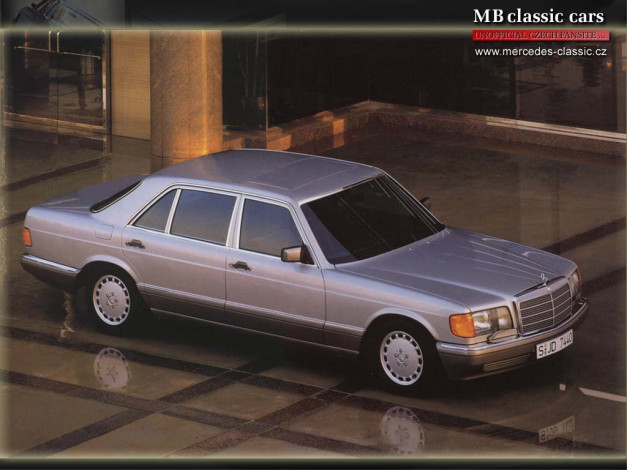 Обои картинки фото w126, автомобили, mercedes, benz
