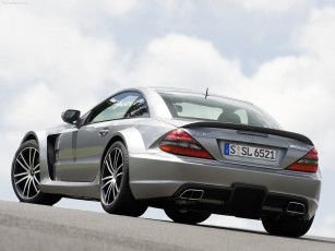 Картинка mercedes benz sl65 amg black series 2009 автомобили