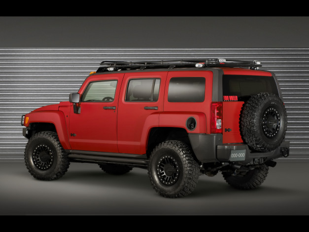 Обои картинки фото 2008, hummer, h3, alpha, four, wheeler, trailhugger, автомобили