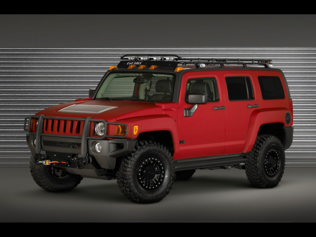Обои картинки фото 2008, hummer, h3, alpha, four, wheeler, trailhugger, автомобили