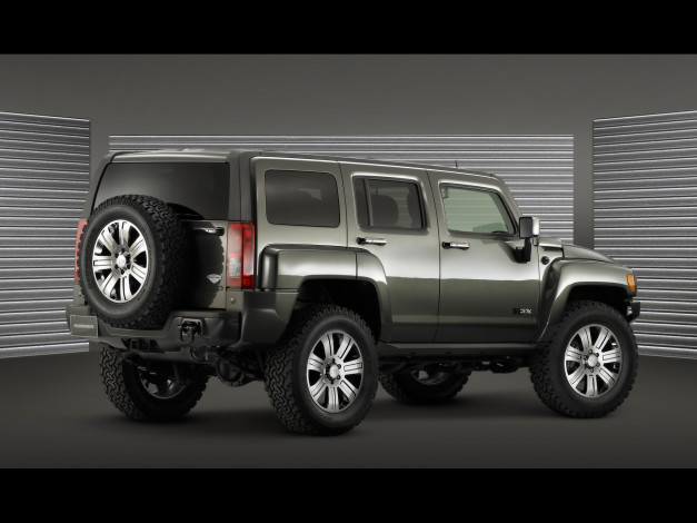 Обои картинки фото 2008, hummer, h3, concept, автомобили