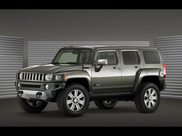 Обои картинки фото 2008, hummer, h3, concept, автомобили