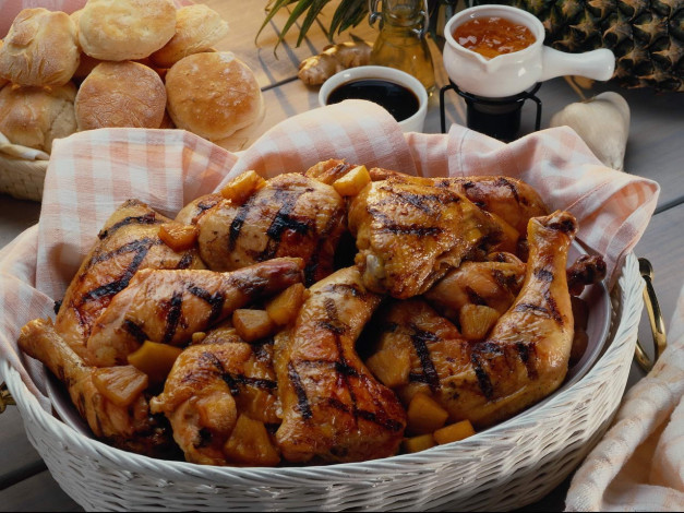 Обои картинки фото еда, шашлык, барбекю